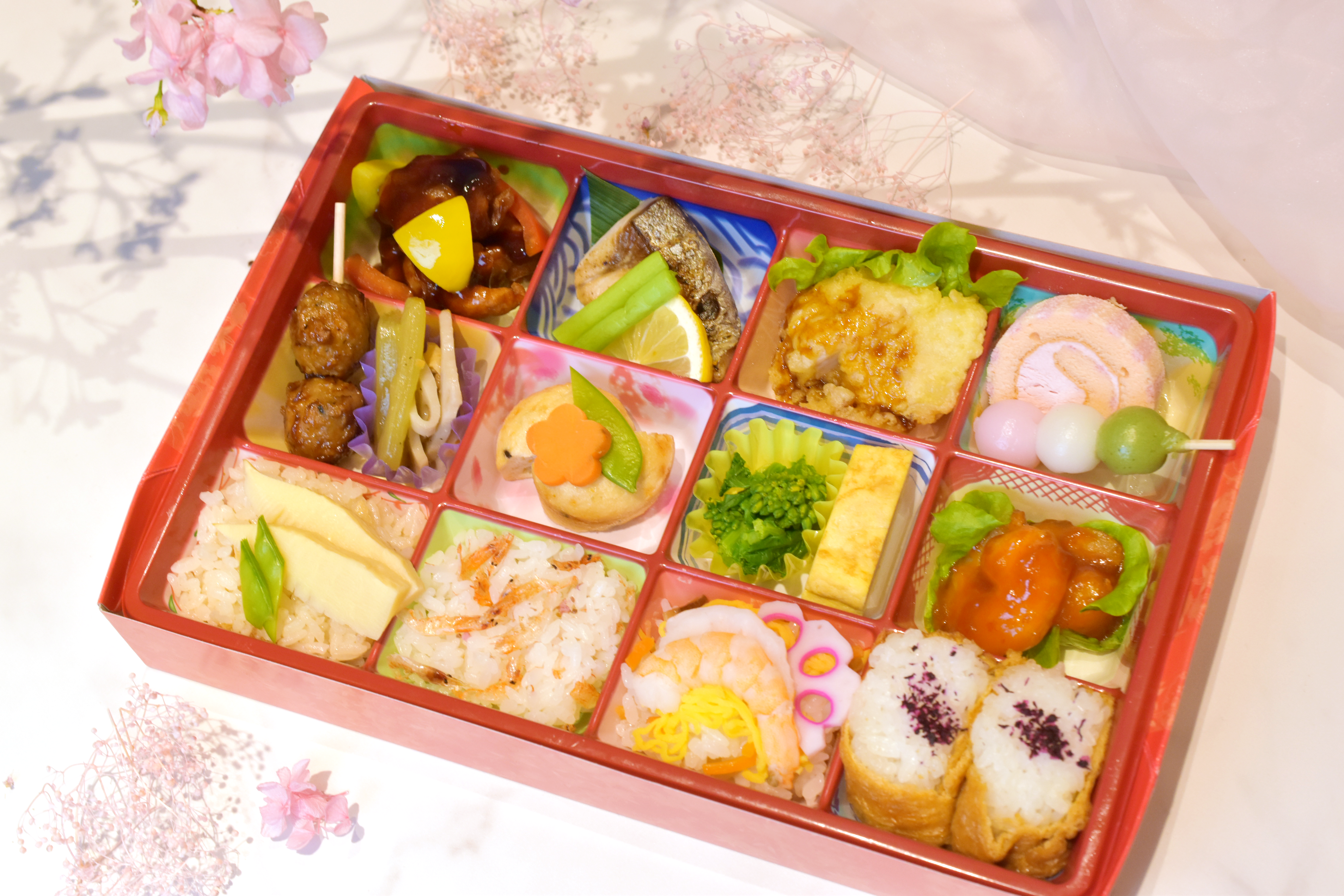 毎年大好評🌸春のお花味弁当2024